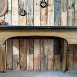 Large patinated desk