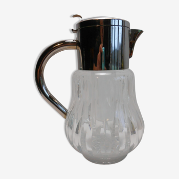 Carafe a orangeade cristal vintage