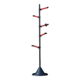 Vintage coat rack with modular hooks, post-modern design 1980s