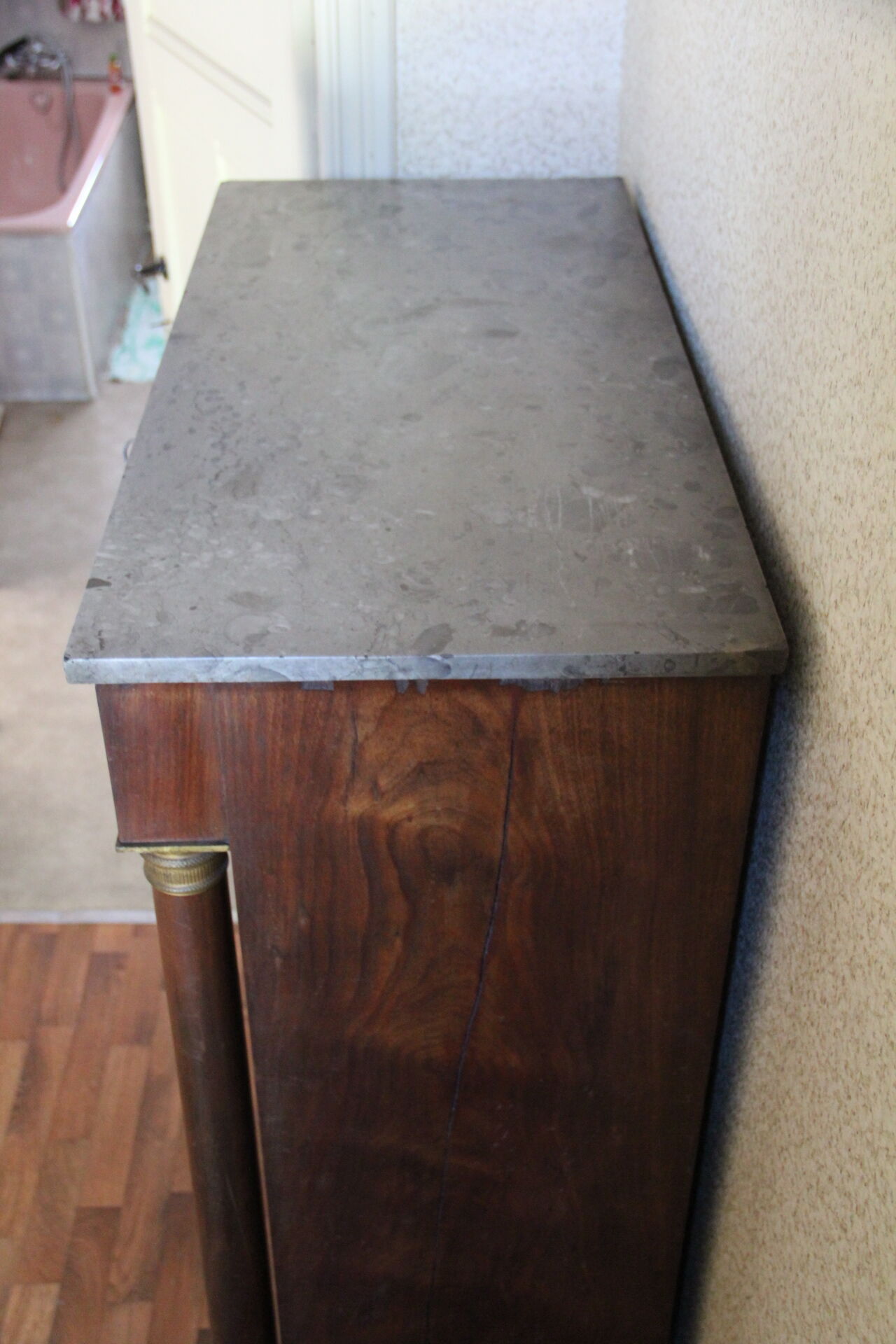 Mahogany cabinet of empire period, early XIX °