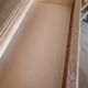 Oak shelving unit