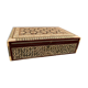 Large Syrian box with geometric decoration encrusted with mother-of-pearl