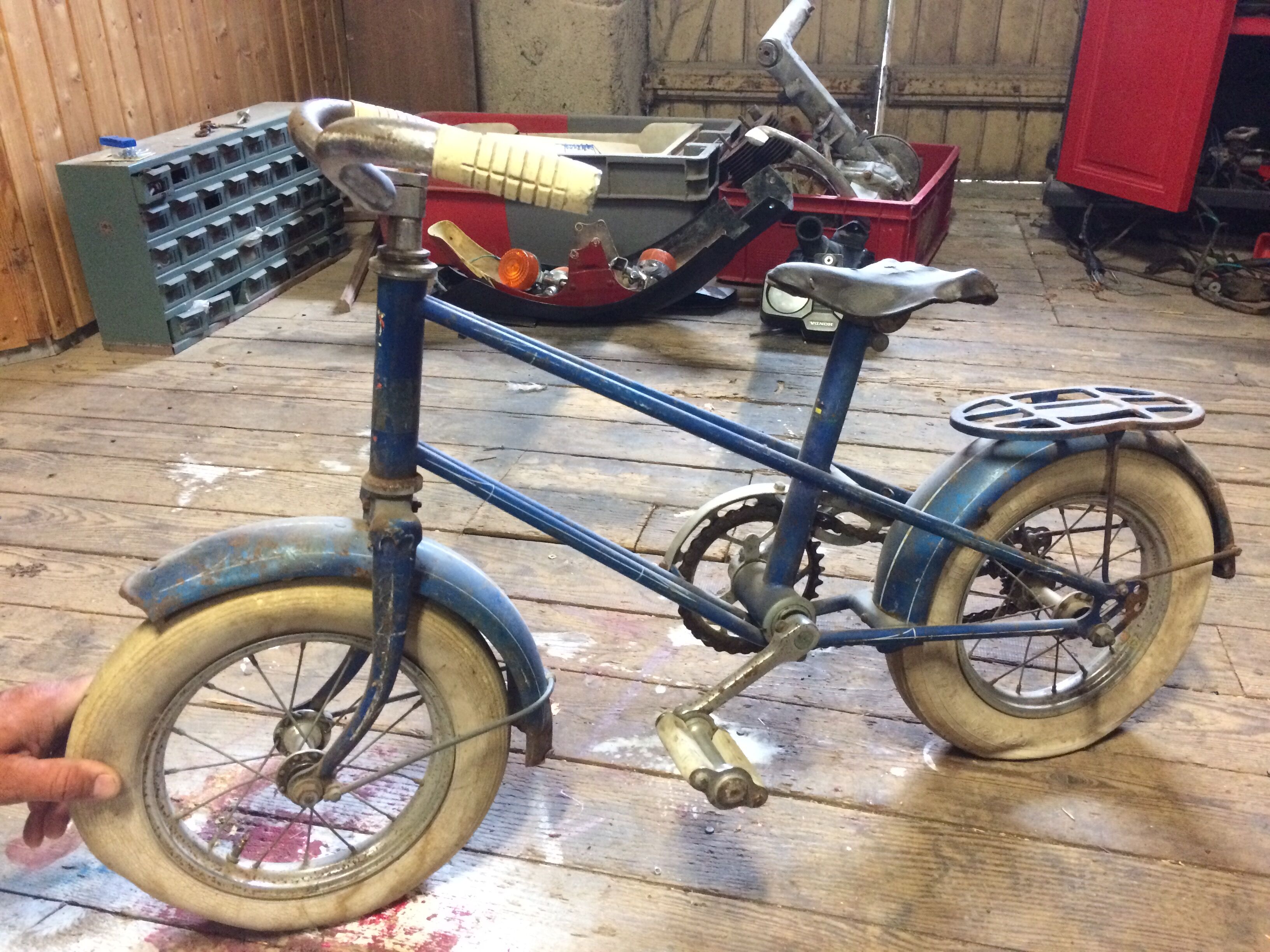 Vélo Enfant Ancien – Années 1920 – Pour Pièces Ou Restauration