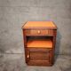 Art Deco orange bedside table