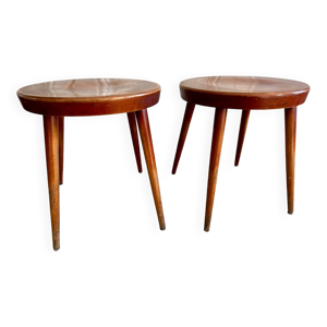 Paire de tabourets Baumann