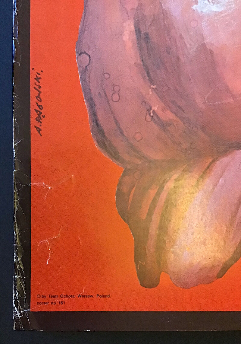 Polish theatre poster, 1980