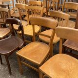 50 mismatched bistro chairs French Restaurant THonet mismatch wood bistro bentwood chairs baumann