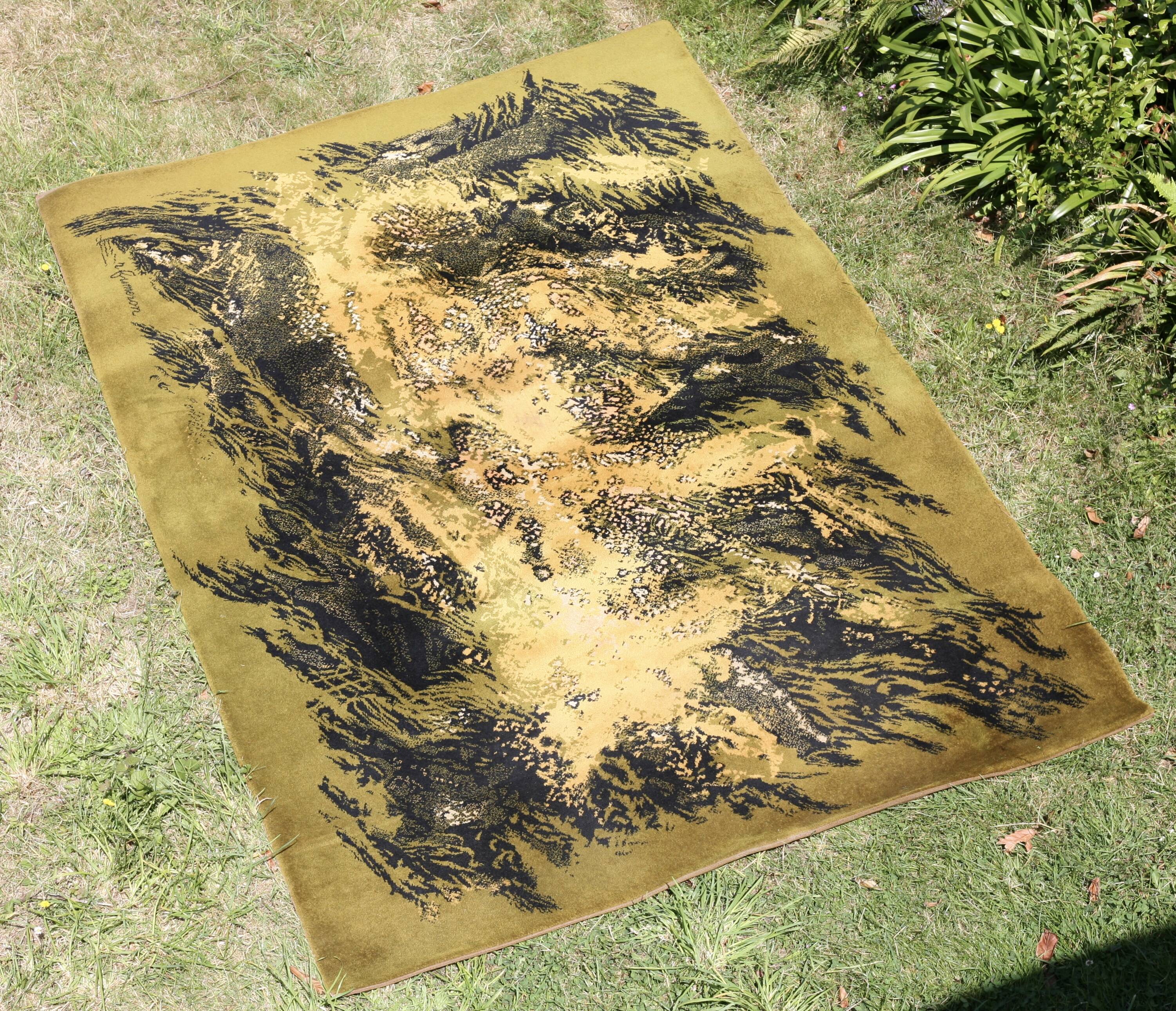 Rug by René Furonon. France, circa 1960