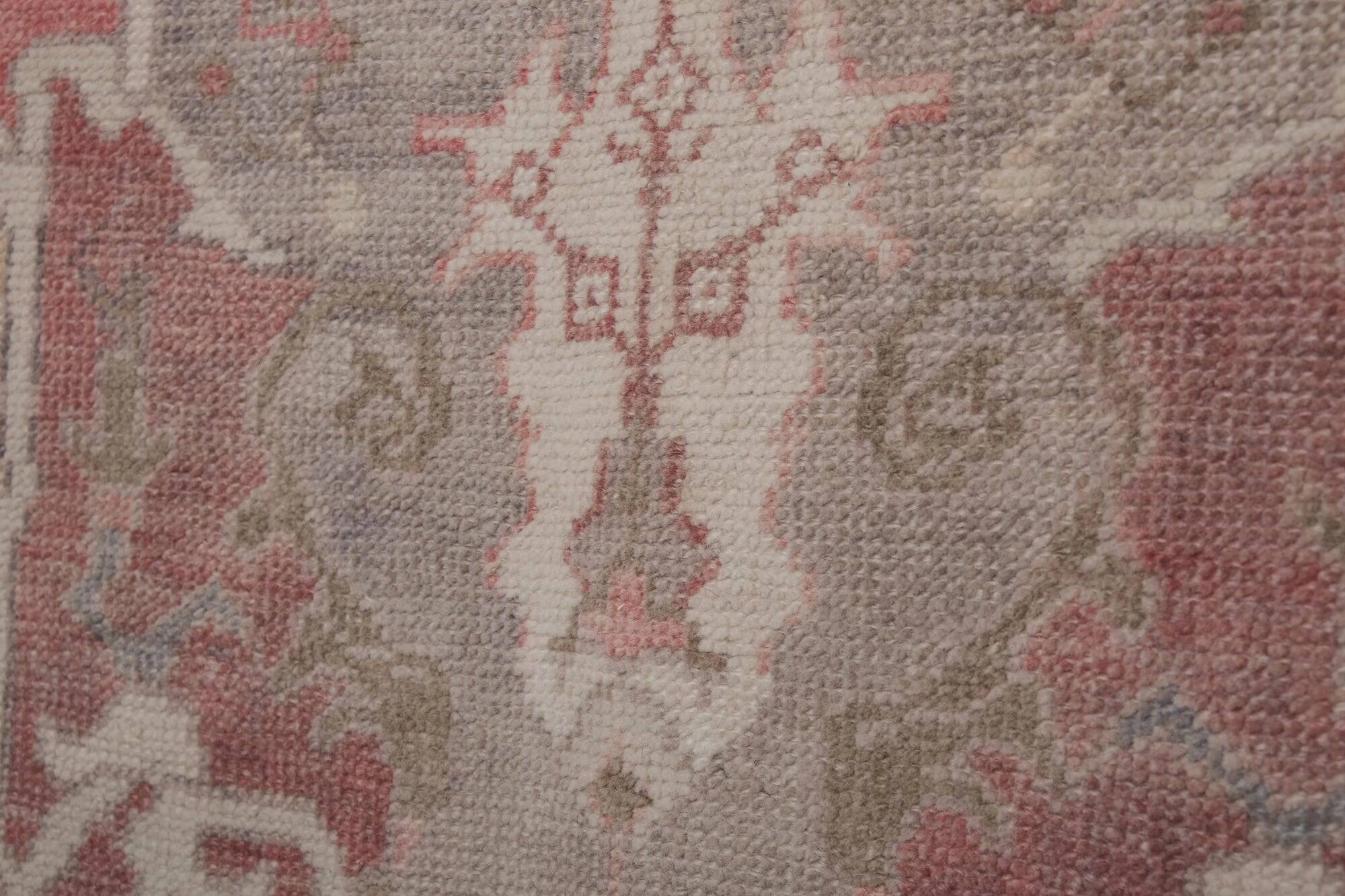 Vintage Turkish hallway rug 100x718 cm