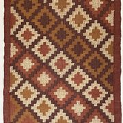 3 x 5, Handmade Jute-Wool Kilim Rug, Kilim Carpet, 90x150Cm