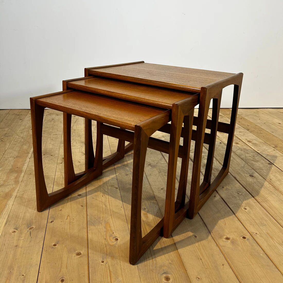 Nested tables Quadrille in teak G Plan, 1960s