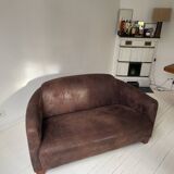 Canapé club en cuir