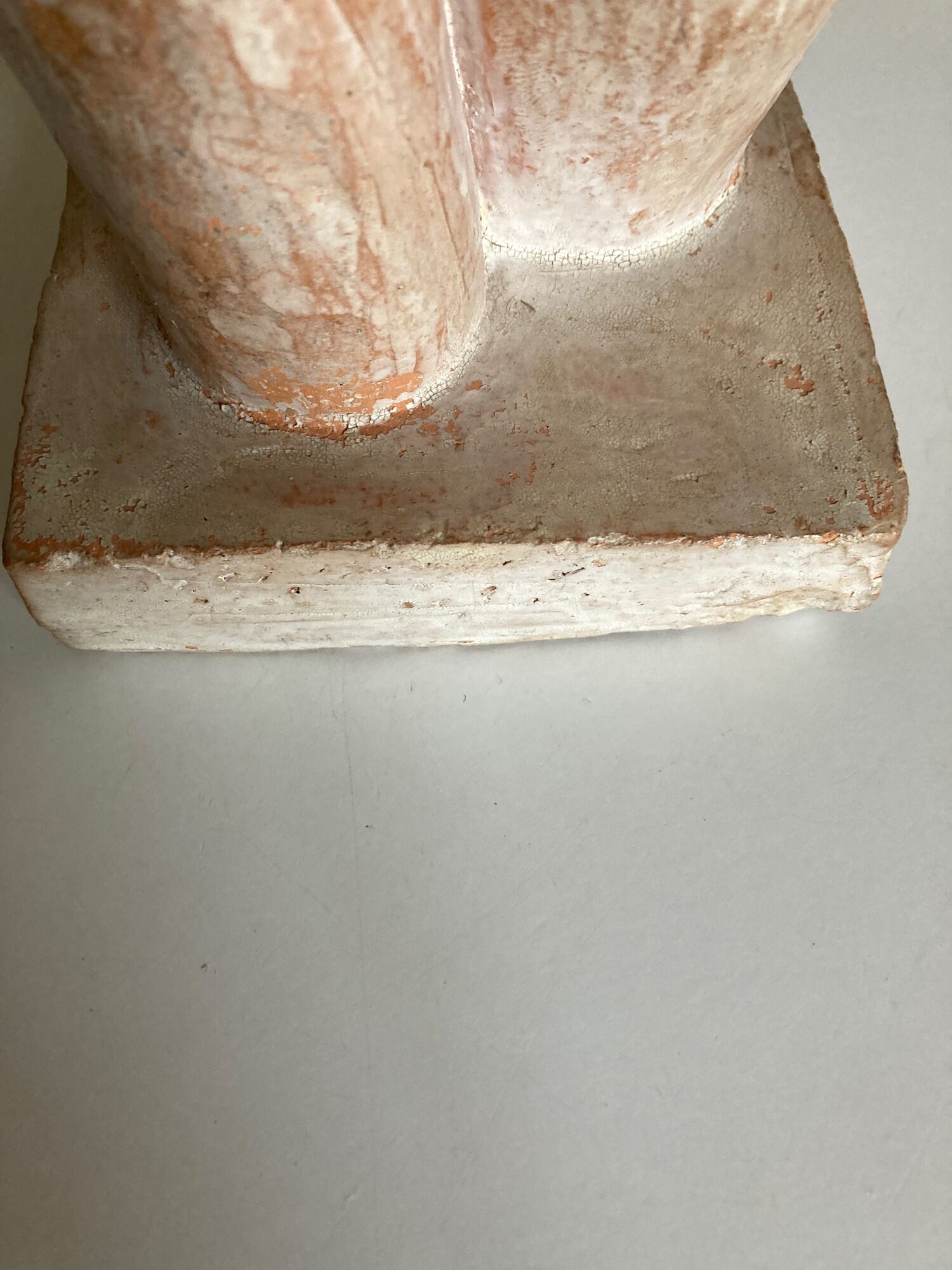 Bust of Aphrodite in the bath after Praxitèle in terracotta 1984