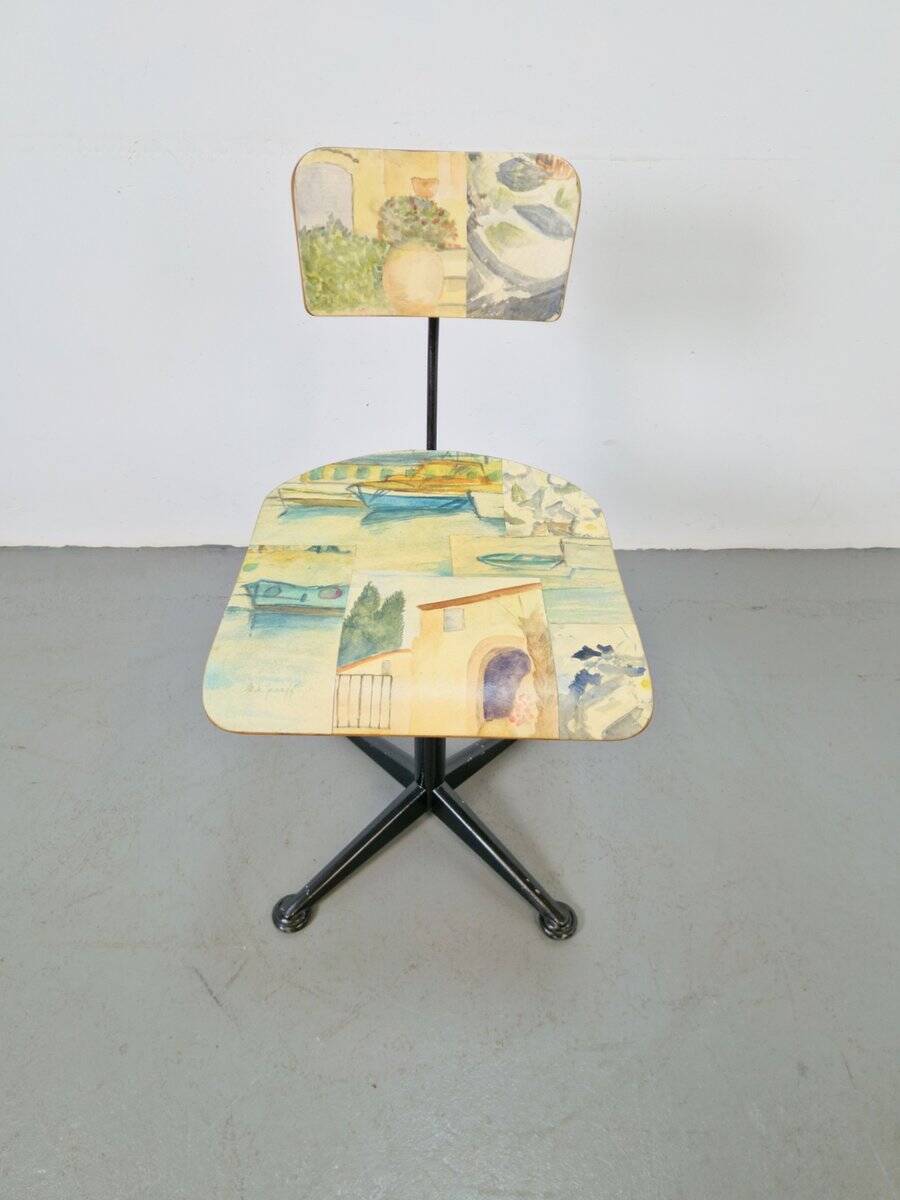 Vintage Desk Chair by Friso Kramer for De Cirkel Ahrend, 1960