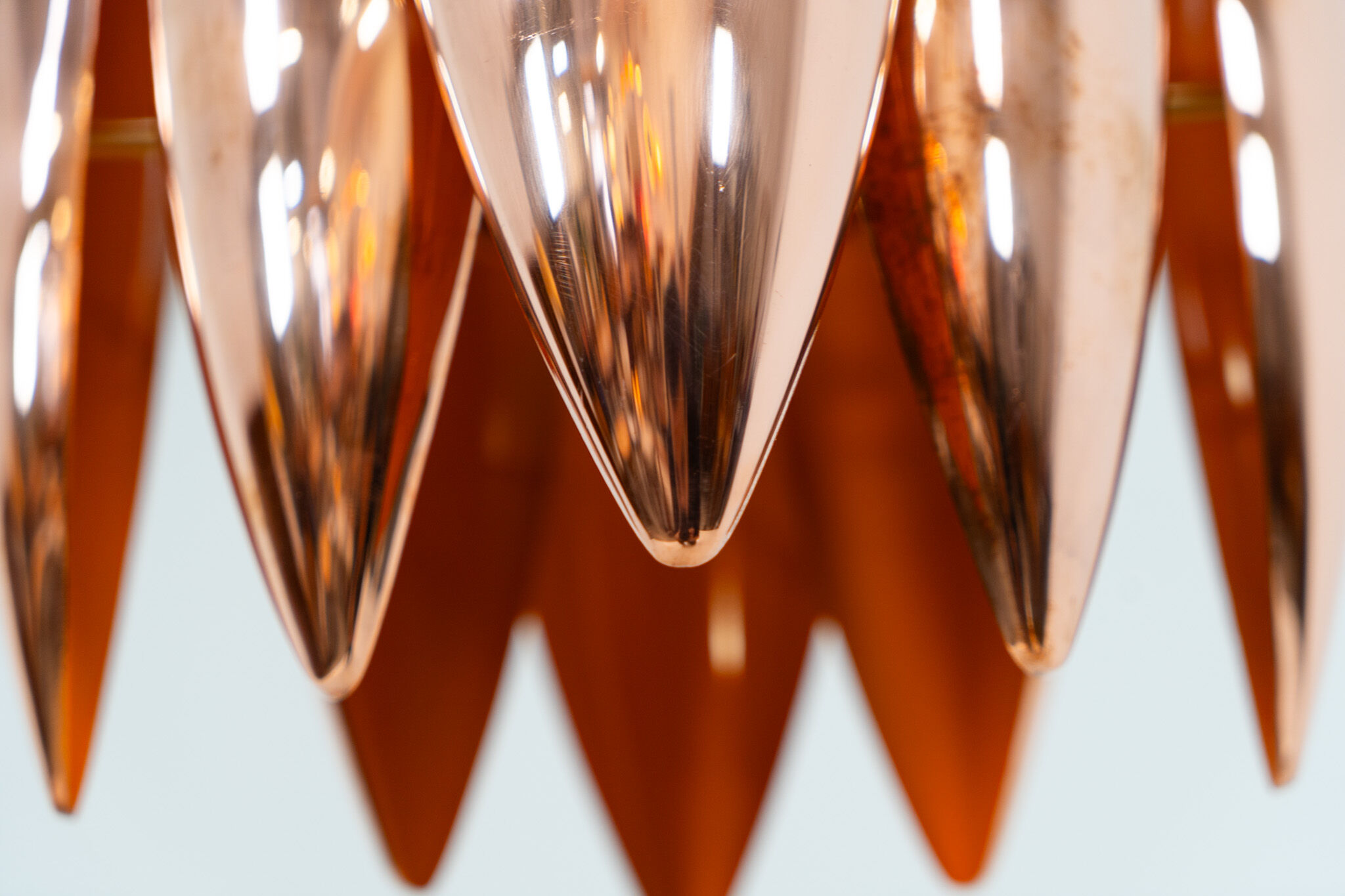 Copper “Kastor” pendant by Jo Hammerborg