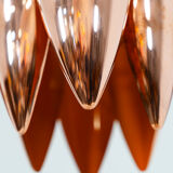 Copper “Kastor” pendant by Jo Hammerborg