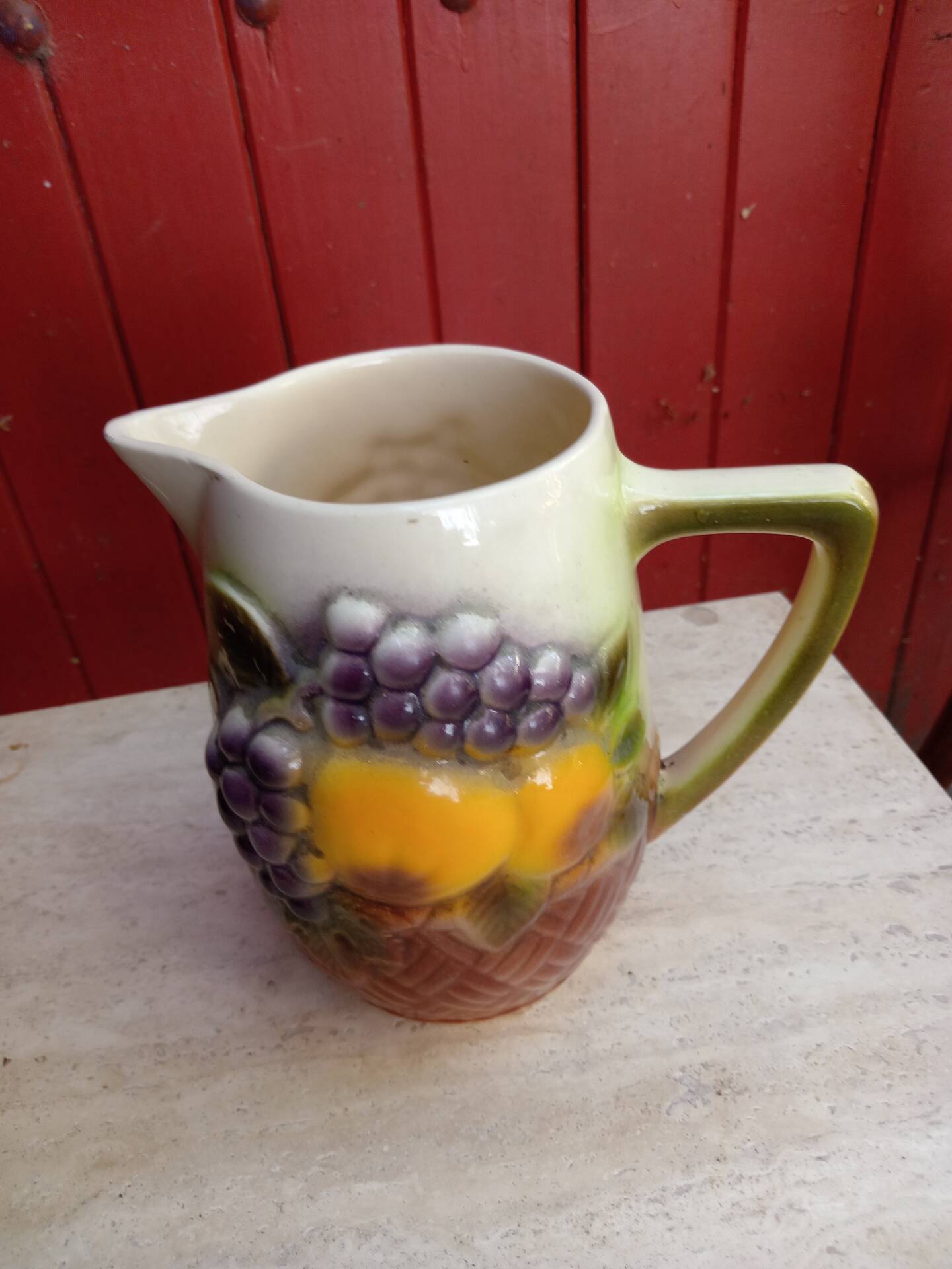 Jug in slipware