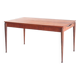 Scandinavian style teak table with two extensions. Vintage. France, 1960s