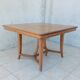 Vintage style Art Nouveau oak table