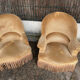 Piaire de fauteuils crapauds vintage