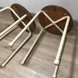 Pair of industrial stools