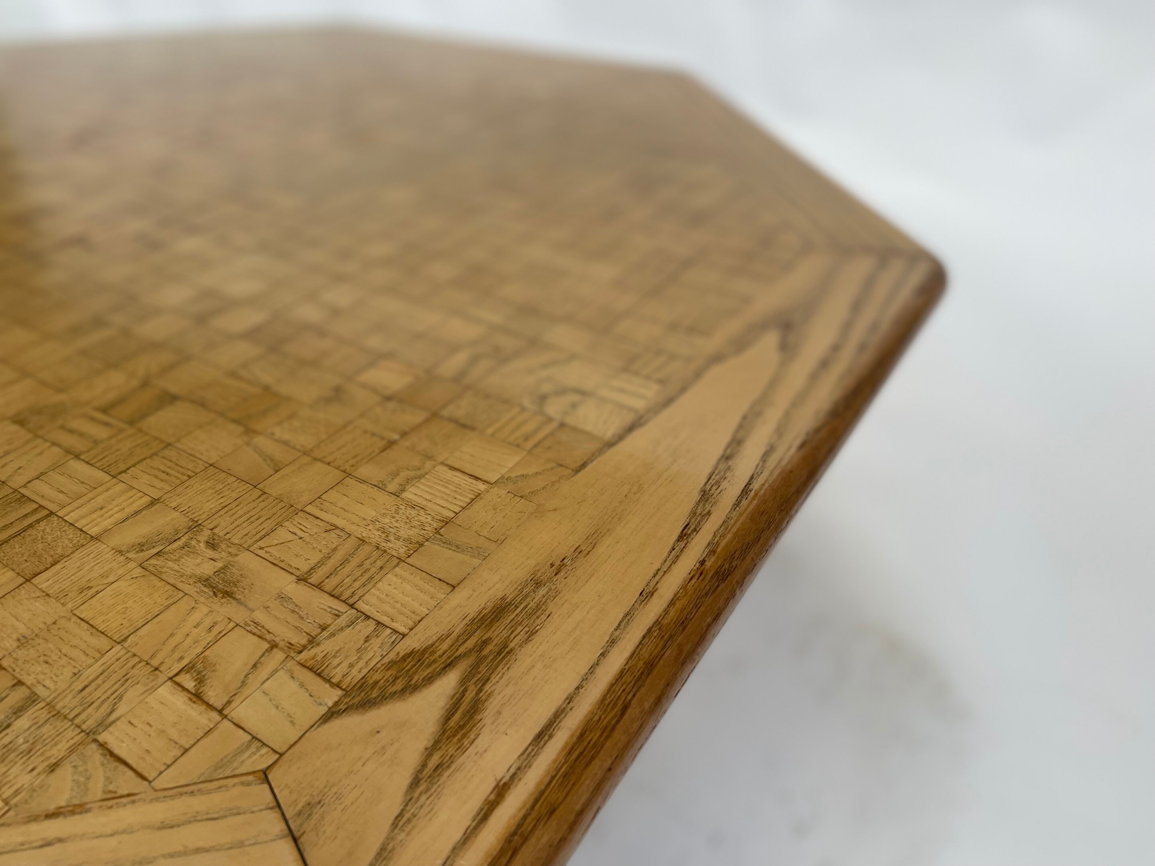 Vintage coffee table 1980s wood minimalist design