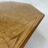 Vintage coffee table 1980s wood minimalist design