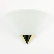 Pair of Mid-Century Modern Opaline Glass Wall Lights/Sconces from Limburg, Germany, 1970s