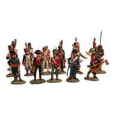 Set of 17 soldiers in lead Del Prado
