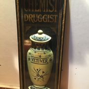 Wooden relief panel "Chemist Druggist" from Country corner