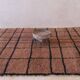 Contemporary Brown Rug - 256 x 216 cm