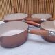 Le Creuset enameled cast iron - Set of 4 saucepans with lids