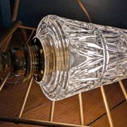 Moulded glass lampshade from the 1960s-1970s.
