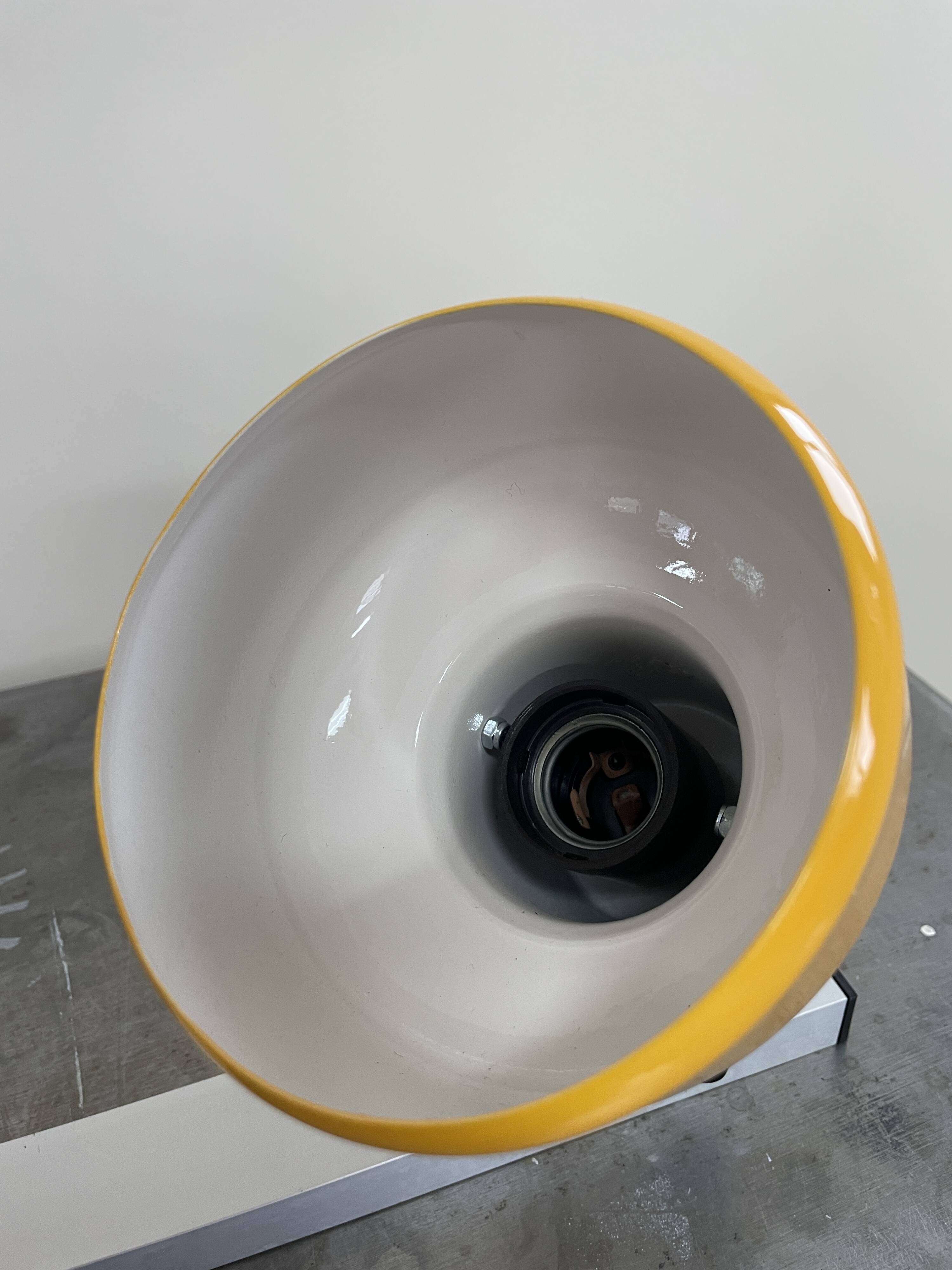 Yellow three spot lamp, Brilliant, 1970s,