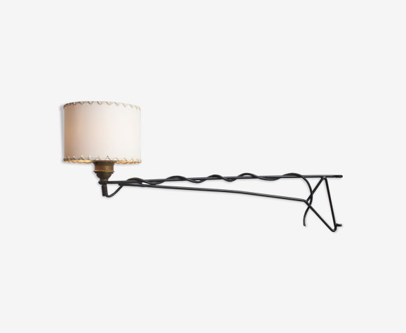 Lampe pivotante des années 1960 pour unité murale à cordes
