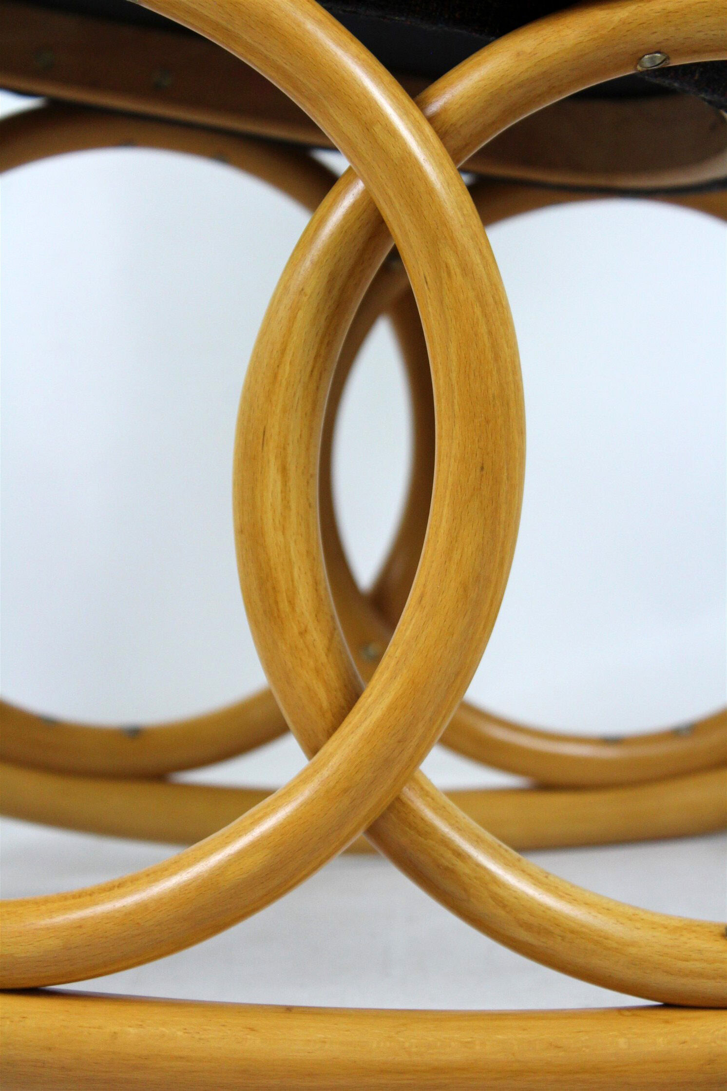 Mid-century beech bentwood rocking chair from ton, 1960s