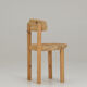 Set of 6 dining chairs in pine