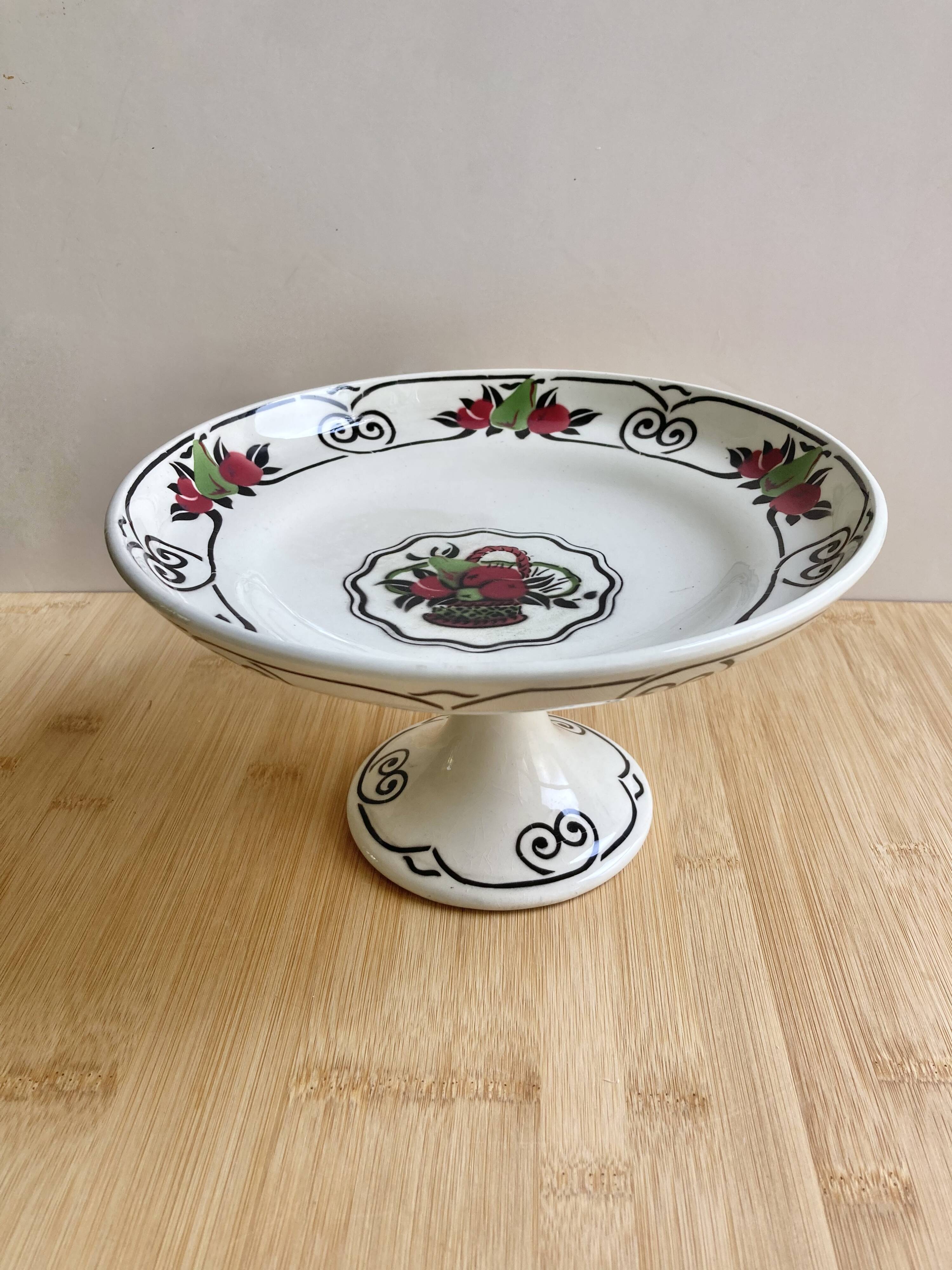 Art Deco Fruit Bowl - Boch Frères Keramis