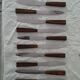 12 stainless steel knives with wooden handles Pinay fortias Thiers