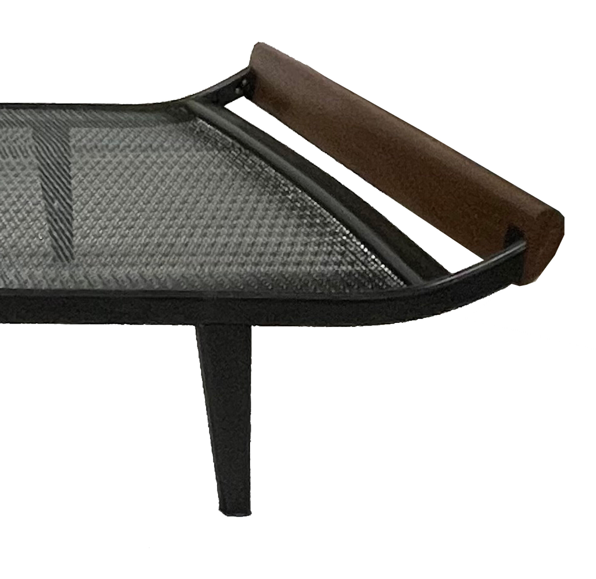 Vintage meridian Auping Cleopatra metal teak design by Dick Cordemeyer