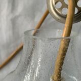 3 suspensions Raak Carthago aluminium and glass 1970