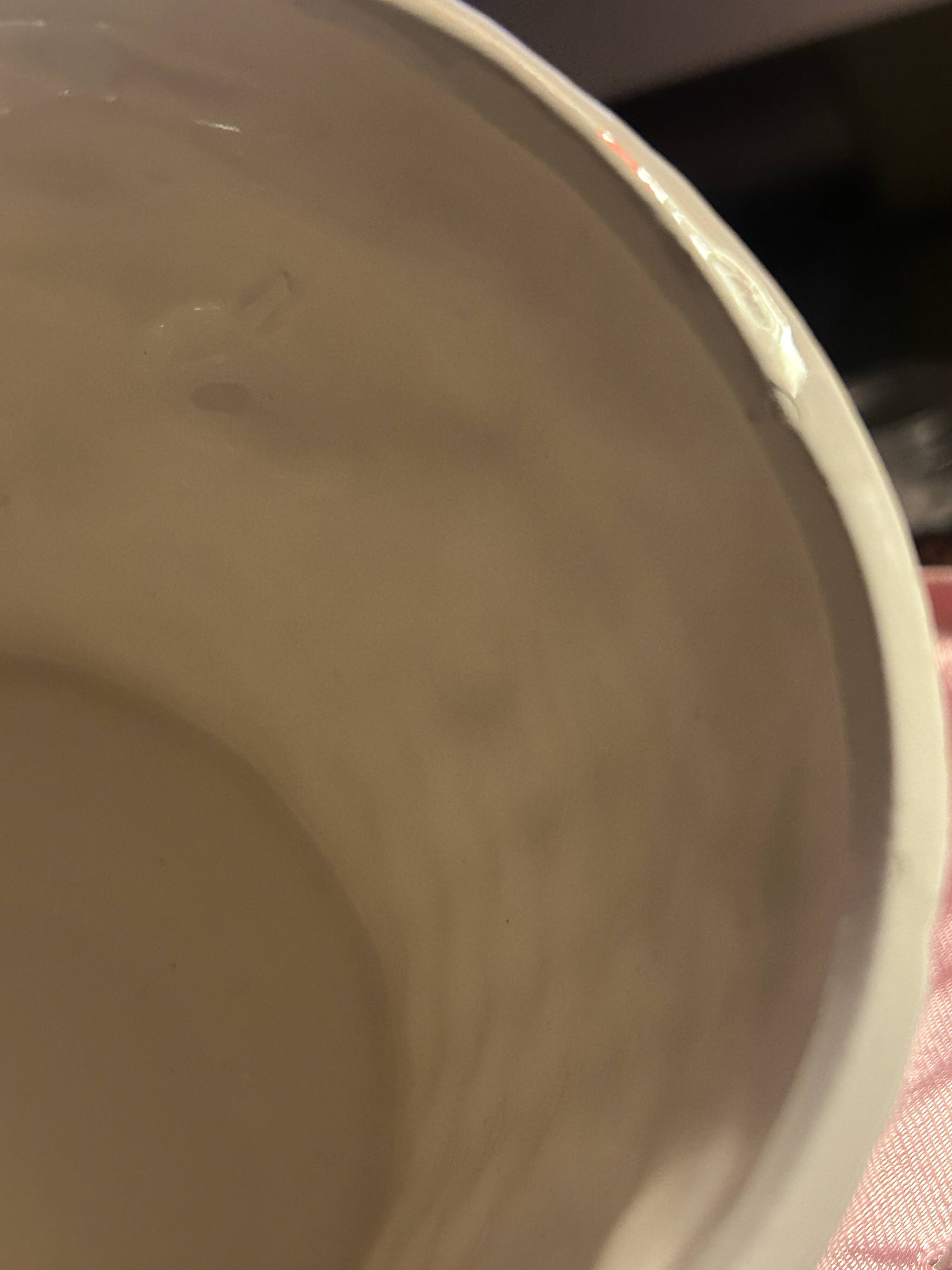 Sugar bowl in barbotine with leaf and green fruit motifs in relief