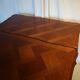 Extendable rectangular table with Italian extension cords