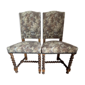 Chairs in the Louis XIII style