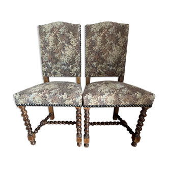Chaises style Louis XIII