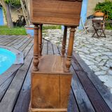 Walnut bedside table