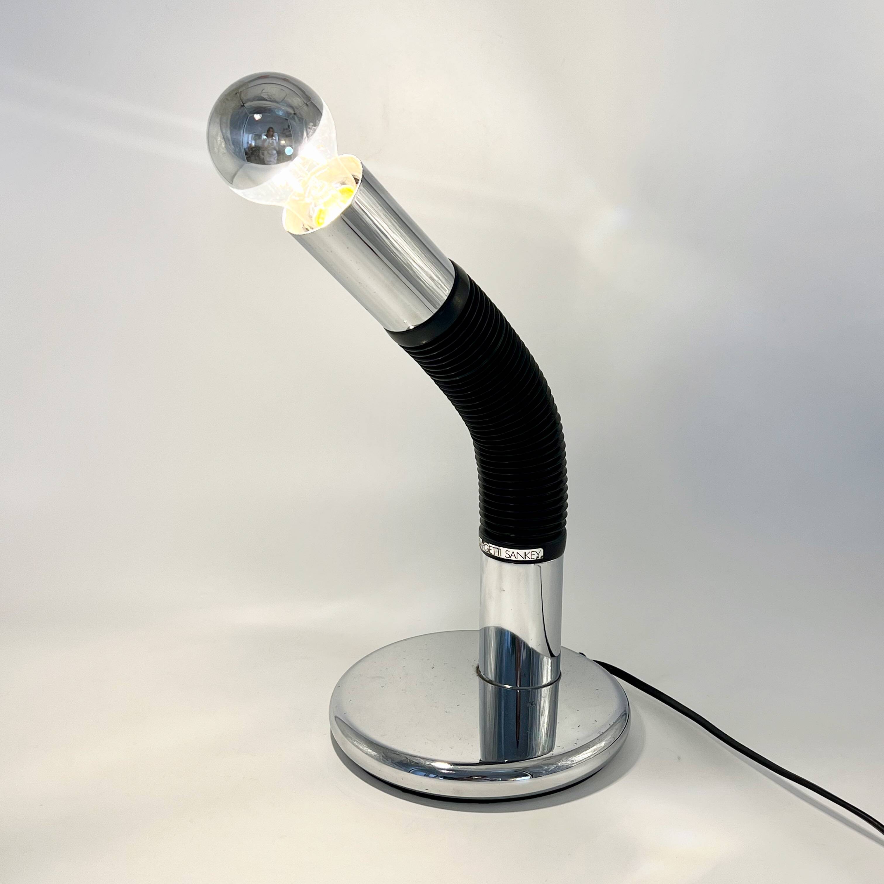 “Elbow” lamp in articulated metal by E. Bellini for Targetti Sankey, Ital