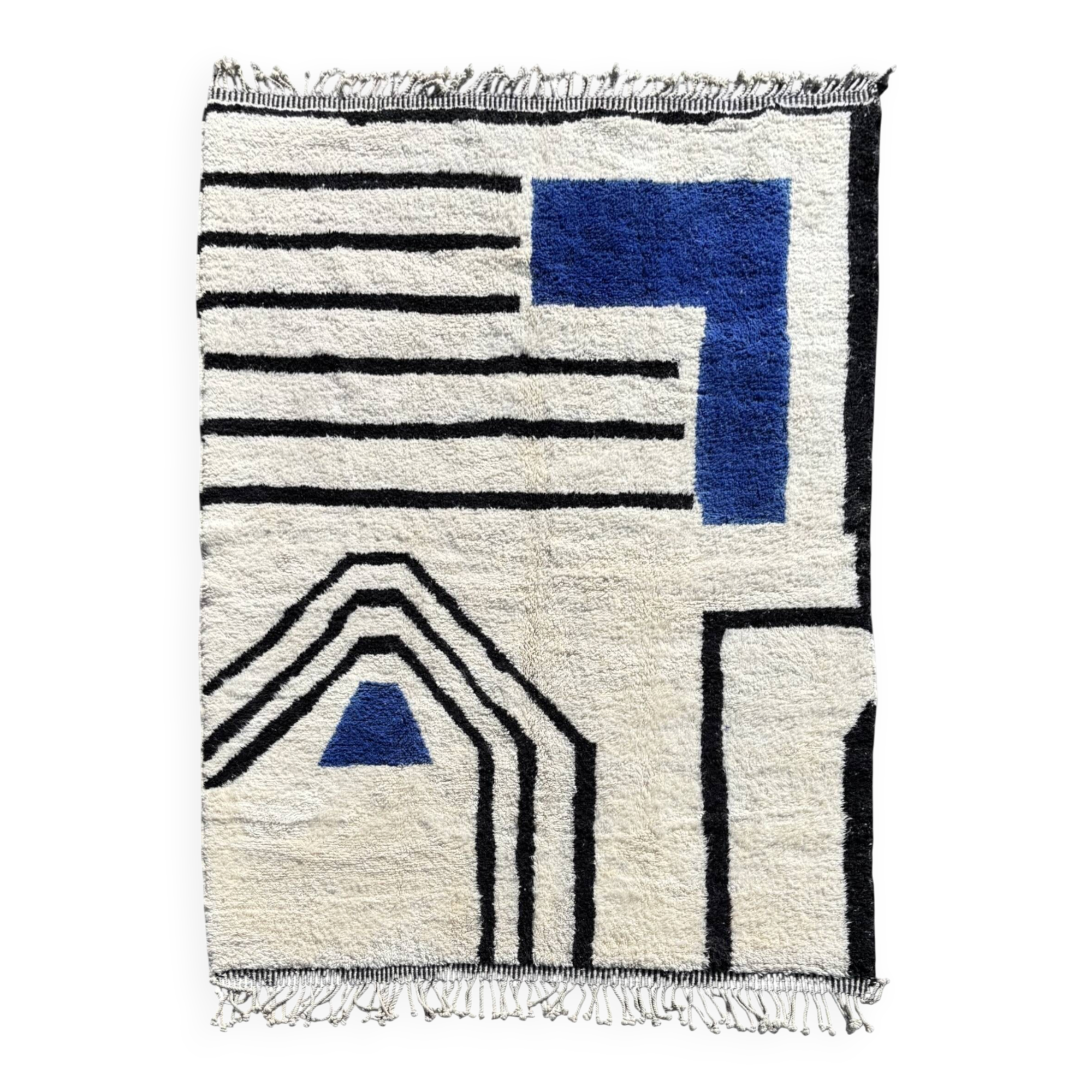 Custom wool Moroccan rug Zahra