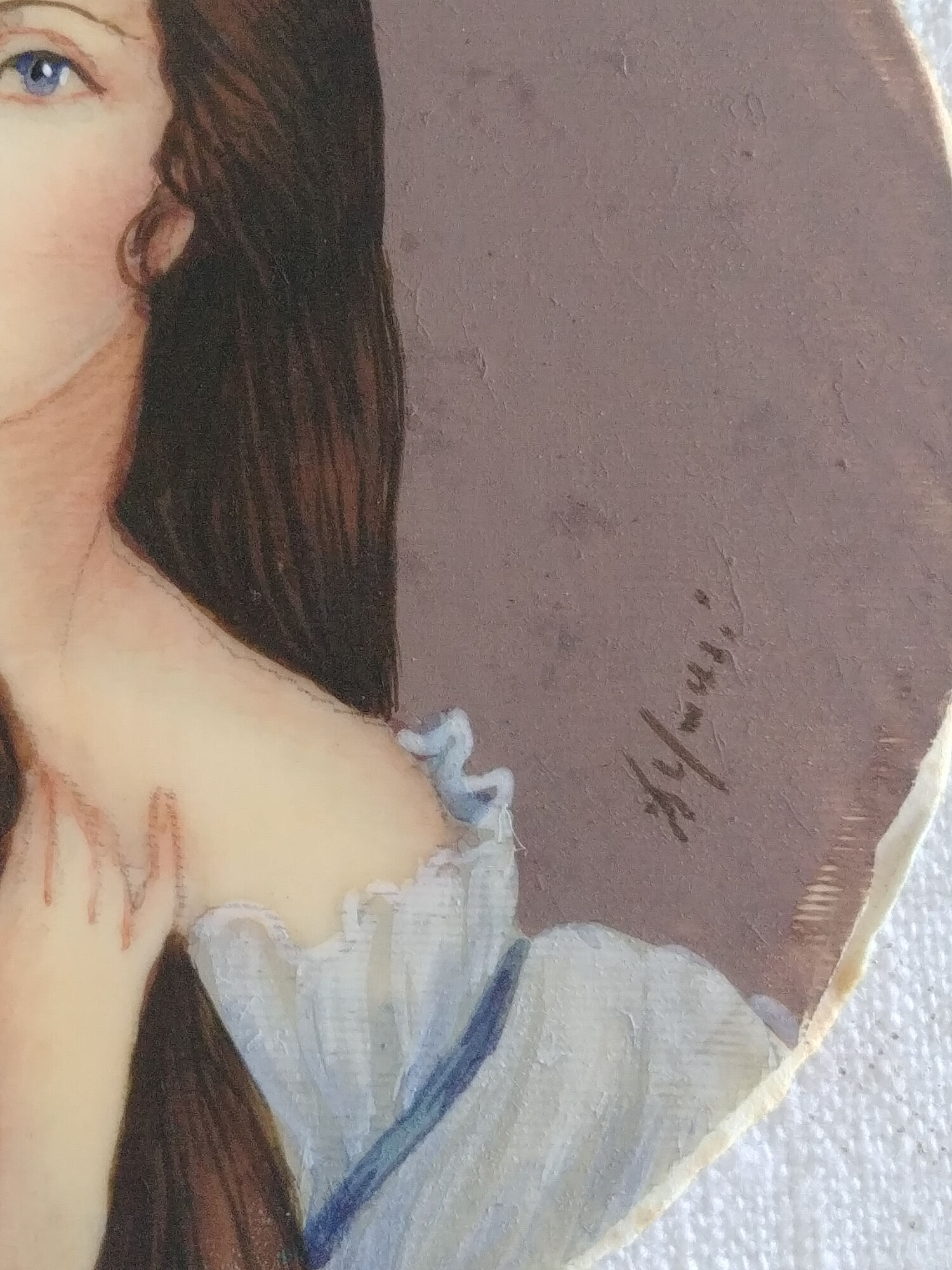 Portrait miniature Mme Korsakov