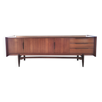 Scandinavian design sideboard in vintage teak